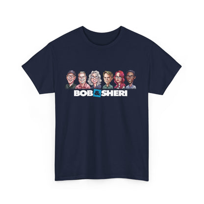 Bob & Sheri Caricature Unisex Heavy Cotton Tee