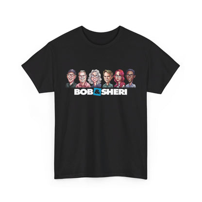 Bob & Sheri Caricature Unisex Heavy Cotton Tee