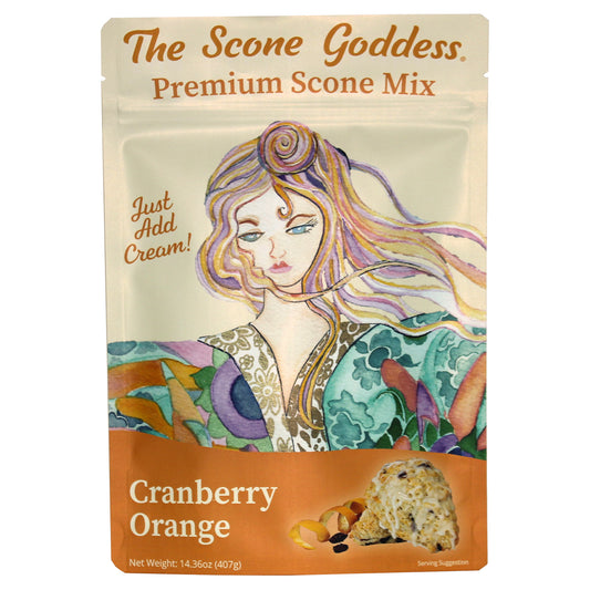 The Scone Goddess Cranberry Orange Premium Scone Mix