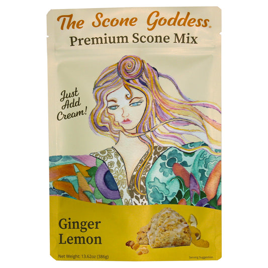 The Scone Goddess Ginger Lemon Premium Scone Mix